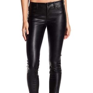 BlankNYC Denim Faux Leather skinny jeans